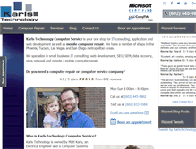 Tablet Screenshot of karlstechnology.com